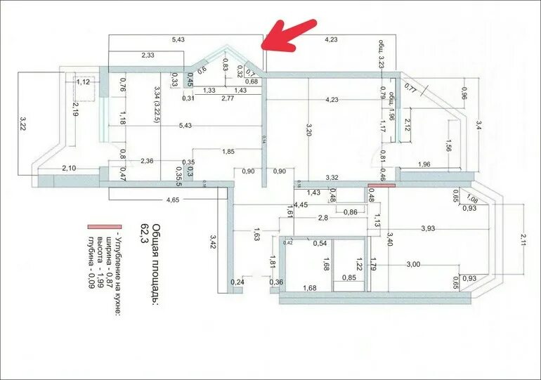 Планировки квартир п 44т с размерами ДСК, дом п44, 2-ка распашонка с эркером в комнате. - 3 ответов форум Babyblog