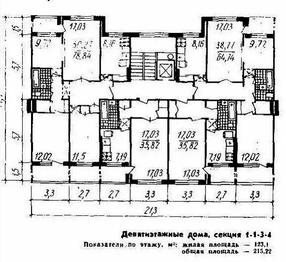 Планировки квартир панельных домов 9 этажей Типовые дома СССР. "Харьковские" многоэтажки серии 94 в республике Карачаево-Чер