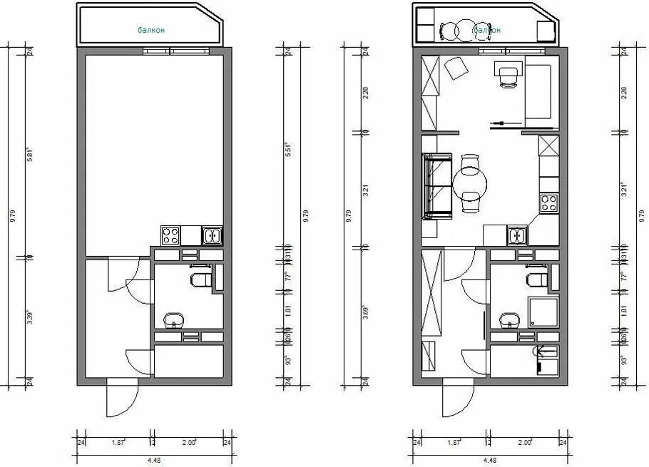 Планировки квартир размеры 515 Планировка квартиры-студии Apartment layout, Hotel plan, Interior design