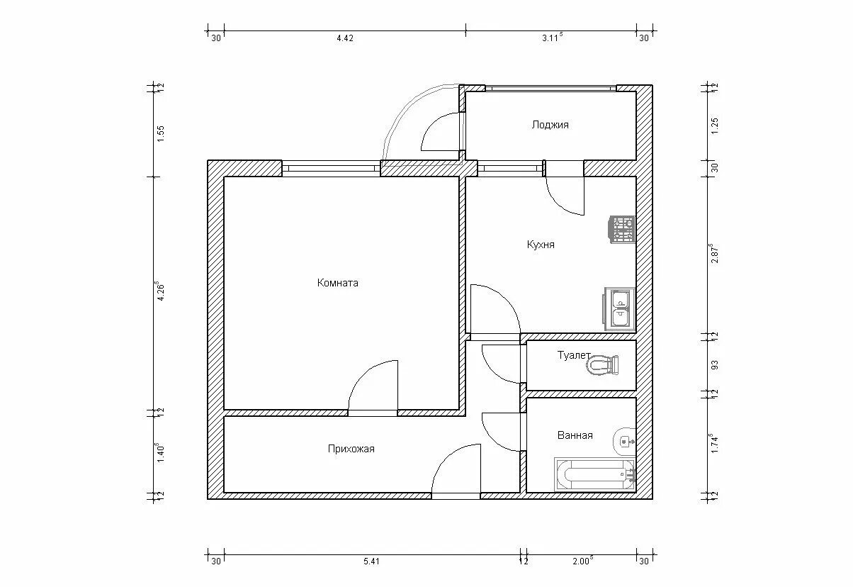 Планировки квартир размеры 515 Схема квартиры с размерами - CormanStroy.ru