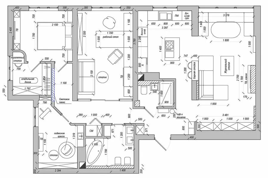 Планировки квартир размеры комнат Дизайн-проект базовый 1 000 руб. за 20 дней.. Мария Демченко