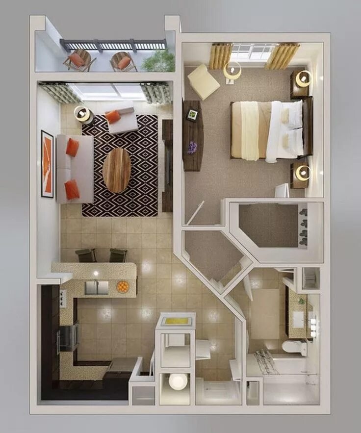 Планировки квартир с кладовками Pin by Heather on Sims 4 house plans Apartment layout, Studio apartment decorati