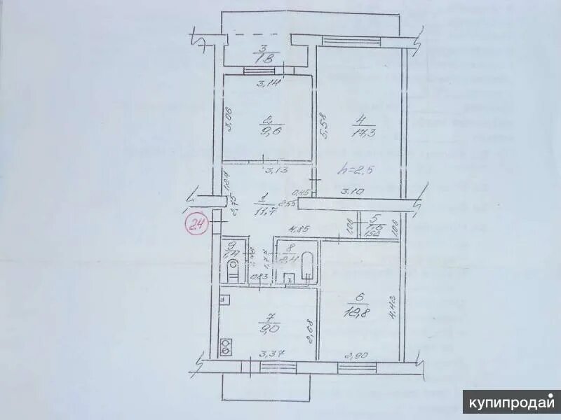 Планировки квартир севастополь Продам свою трехкомнатную квартиру в Севастополе в Севастополе