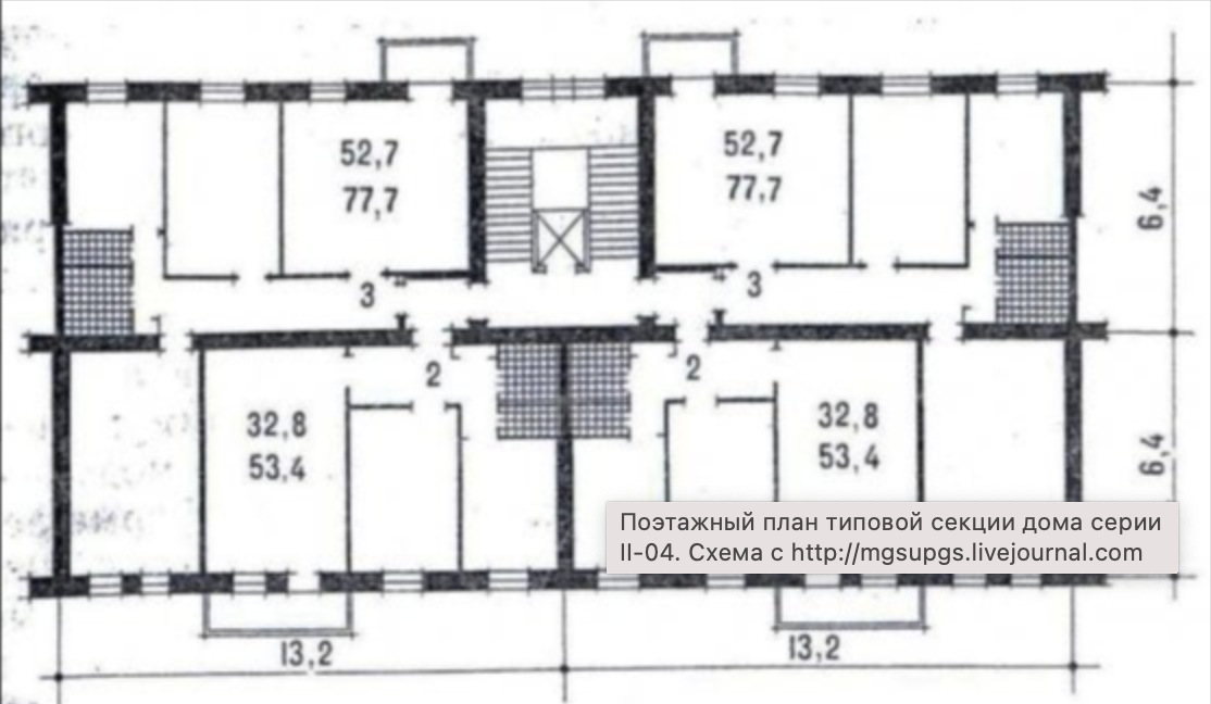 Планировки квартир старых домов Сталинки для бедных: блочные дома без однушек, которые лучше панелек. II-04 Дно 