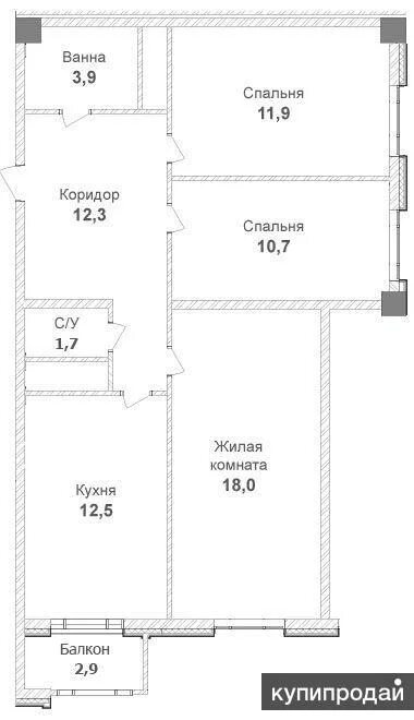 Планировки квартир ставрополь Продается трехкомнатная квартира ЖК"ШОКОЛАД" центр 74 кв м в Ставрополе