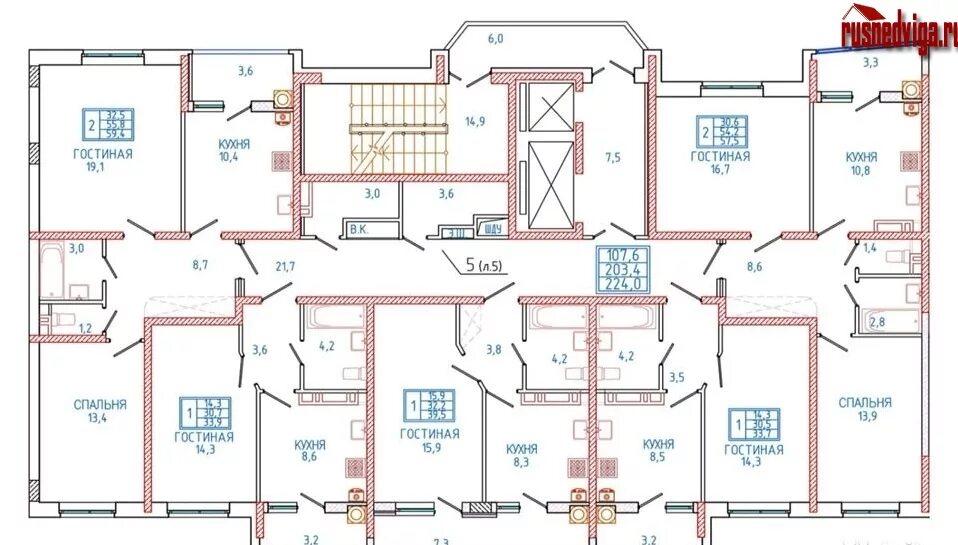 Планировки квартир ставрополь Вся Россия: Продажа квартир на сайте объявлений России - Руснедвига.ру