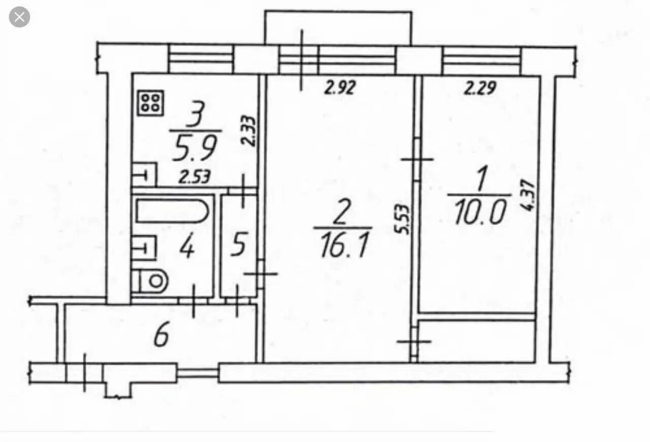 Планировки квартир в домах хрущевках Купить 2-комнатную квартиру, 40 м² по адресу Республика Башкортостан, Уфа, Айска