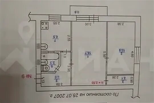 Планировки квартир волгодонск 1-к квартира, 34 м², 9/9 эт.