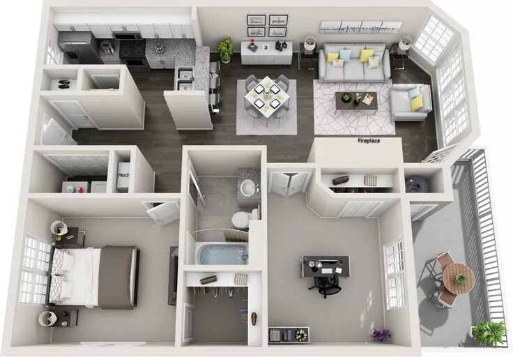 Планировки квартиры 4 Plantegninger, Hus ideer, Lejligheder