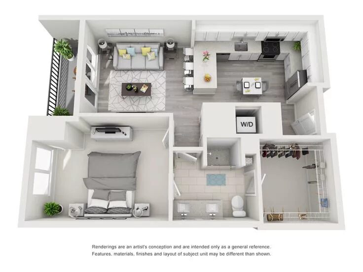 Планировки квартиры 4 500 Harbour Island offers studio, one, and two bedroom apartments with upscale f