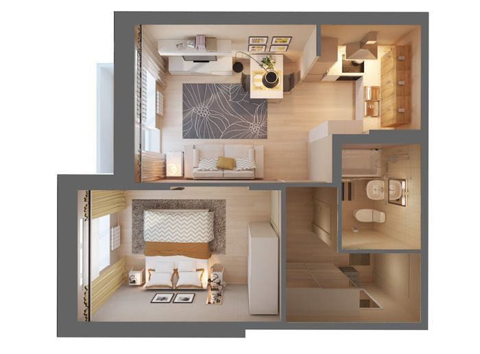 Планировки квартиры 53 кв Pin on planos House floor design, Small apartment design, Small house plans