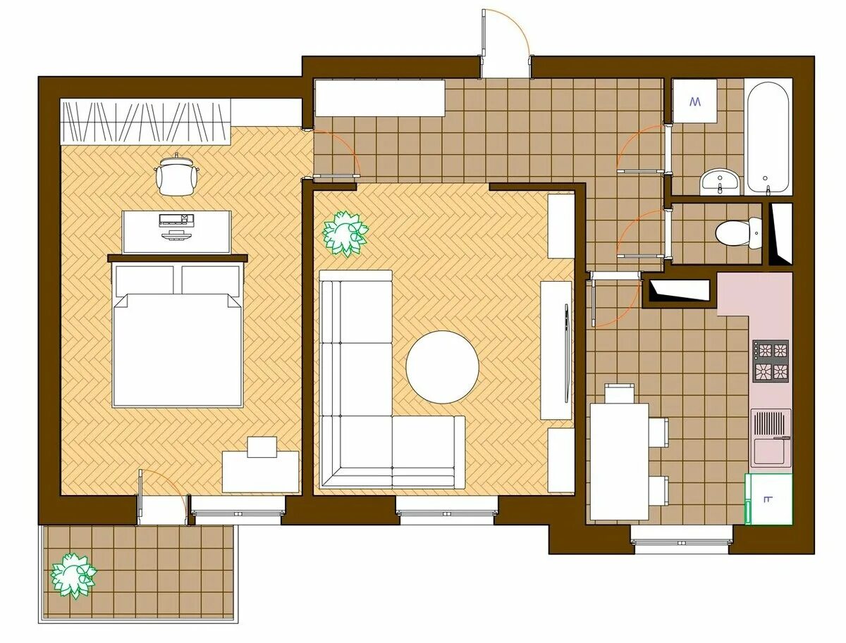 Планировки квартиры 53 кв Перепланировка двушки 53 м² в типовой "панельке": 7 схем (бесплатно) Филдс Дзен