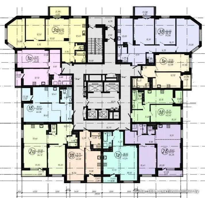 Планировки минских квартир Алибегова 21 и 22 по г.п. Топзапэлектро - Форум onliner.by