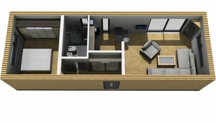 Планировки модульных домов casa conteiner panosundaki Pin Konteyner ev, Ev planları, Evler