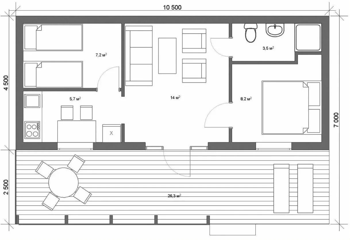Планировки модульных домов одноэтажных Уютный Дом Cozy House - официальная страница во всех регионах, отзывы на Авито