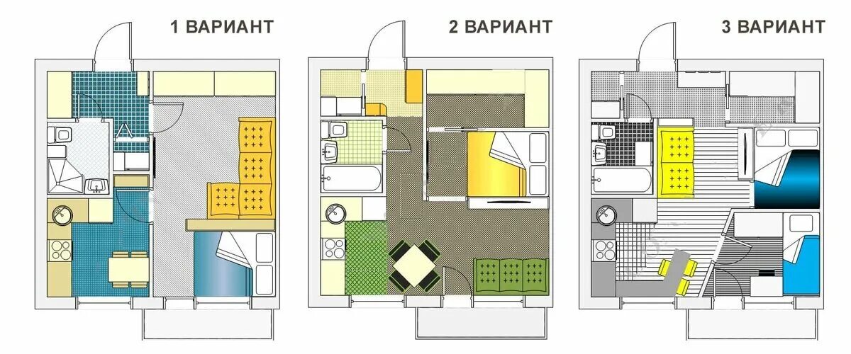 Планировки однокомнатных хрущевок фото Идеи для расстановки мебели в однокомнатной квартире Инлавка Дзен