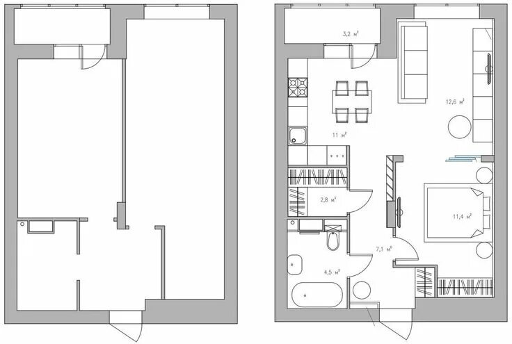 Планировки однокомнатных квартир 40 кв Пин на доске Flat Однокомнатные дома, Планировки, Планы небольших квартир