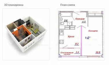 Планировки однокомнатных квартир тольятти 475 объявлений - Купить квартиру в новостройках в Тольятти, цена на официальном 