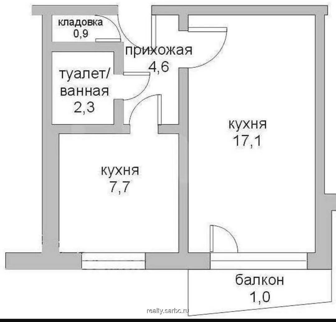 Планировки однокомнатных квартир тольятти Купить 1-комнатную квартиру, 34.1 м² по адресу Самарская область, Тольятти, 20-й