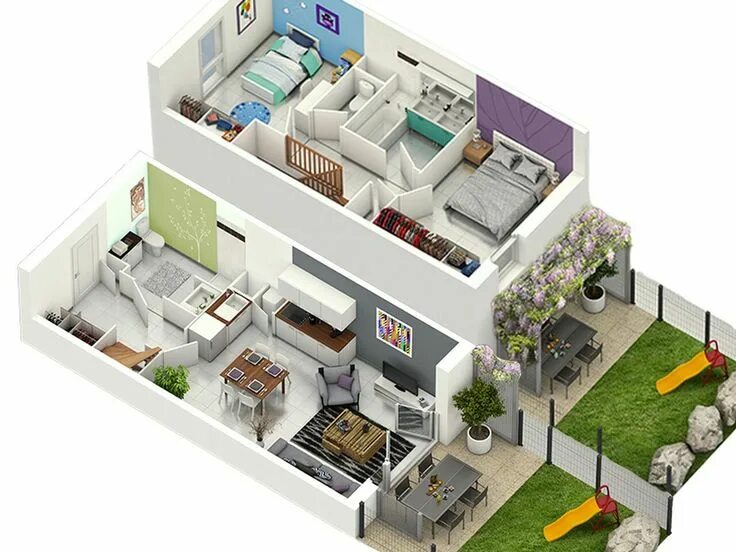 Планировки постройки квартир Pin de Guadalupe en Hogares Diseño casas pequeñas, Modelos de casas sencillas, P