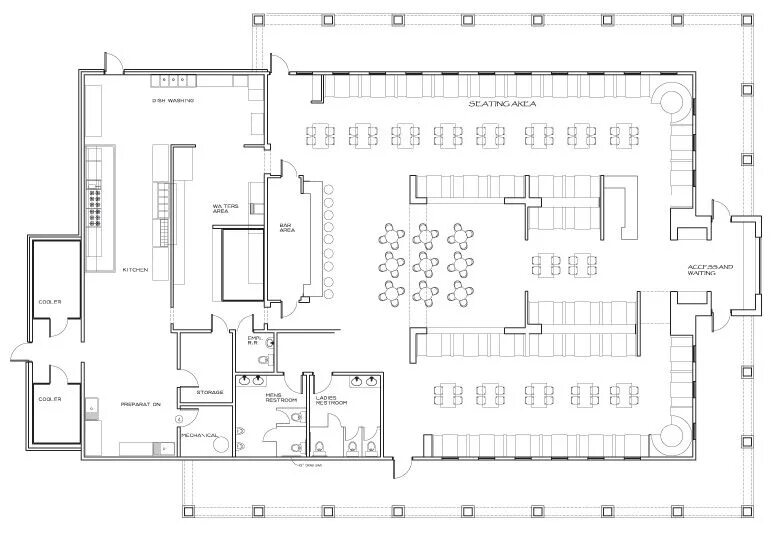 Планировки ресторанов примеры Image result for mexican restaurant floor plans Restaurant floor plan, Restauran