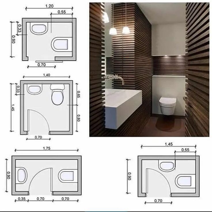 Планировки санузлов на 2 этажах Bathroom Size and Space Arrangement - Engineering Discoveries Bathroom dimension