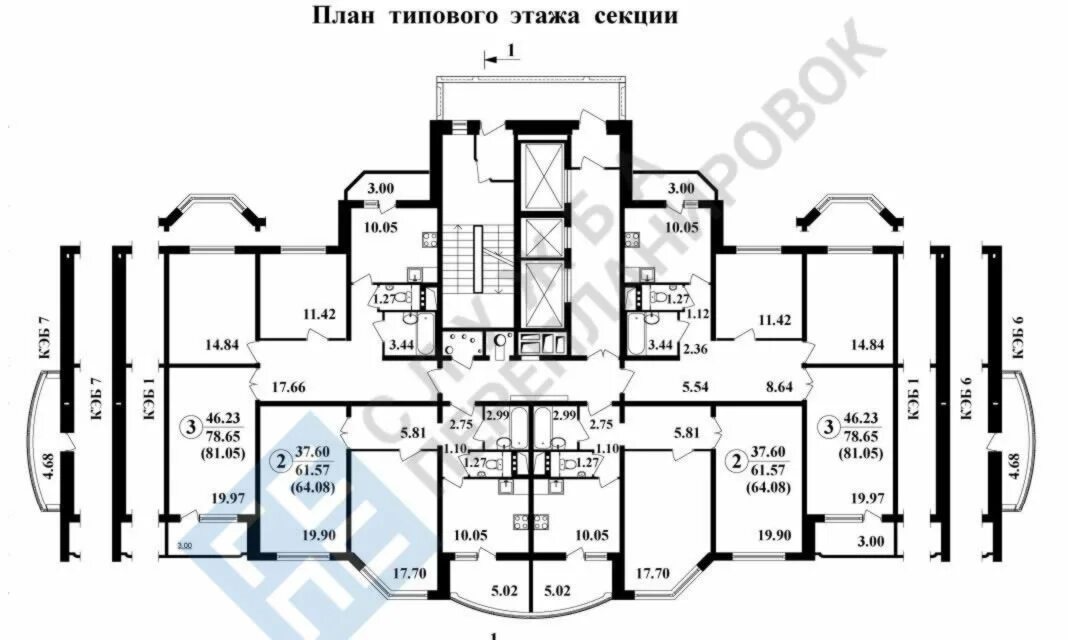 Планировки серии копэ 22 этажа Серия КОПЭ - планировка квартир с размерами, БТИ и другая информация