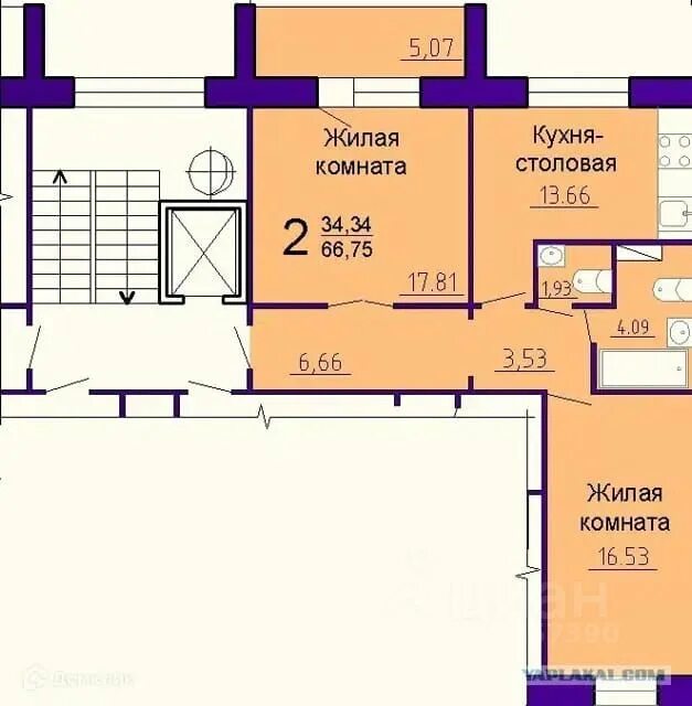 Планировки серий квартир в челябинске Объявление № 76798387 - продажа двухкомнатной квартиры в Челябинске, Курчатовско