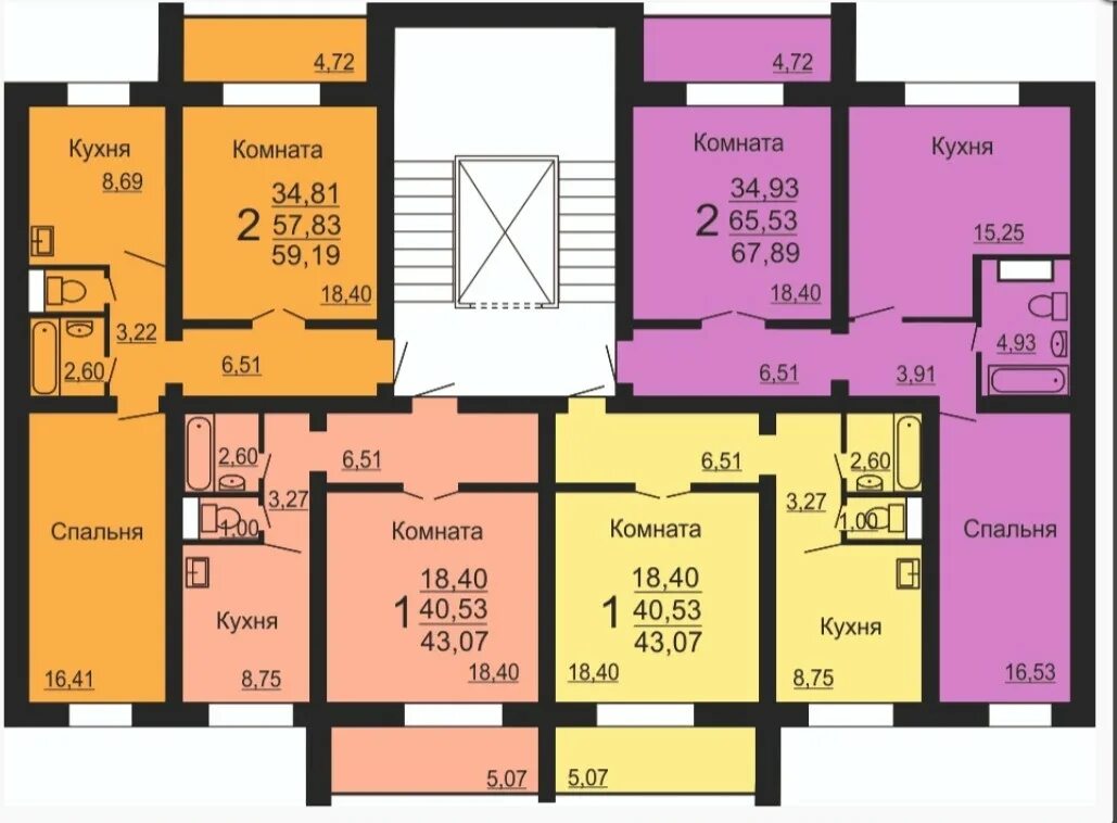 Планировки серий квартир в челябинске Купить 2-комнатную квартиру, 60 м² по адресу Челябинск, улица Бейвеля, 73, 2 эта