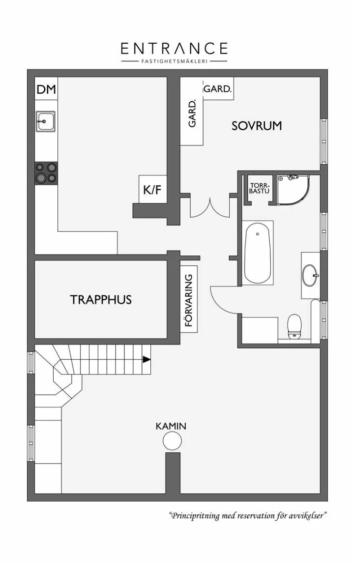 Планировки шведских домов Precioso dúplex con puerta secreta en el ático delikatissen Floor plans, Entranc