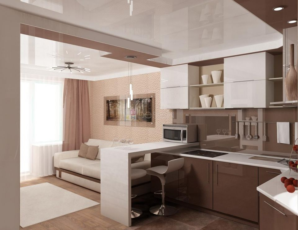 Планировки совмещенных кухонь кухня студия - Google Search Small apartment interior, Kitchen design small, Con