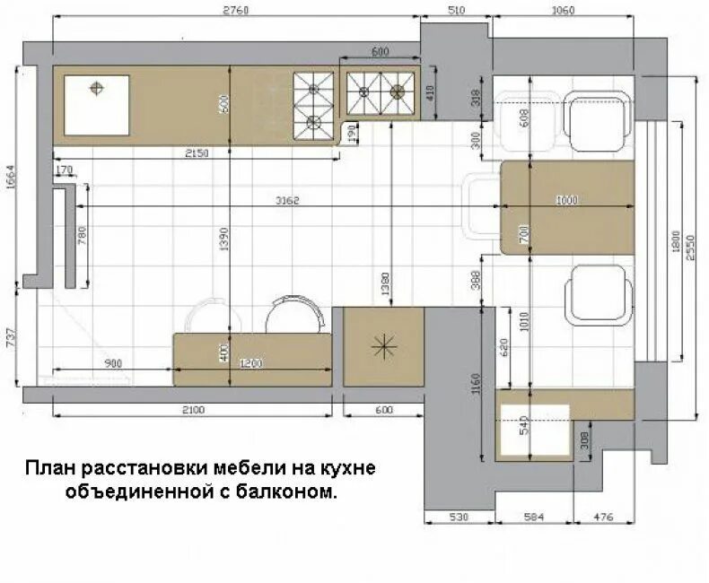 Планировки совмещенных кухонь Дизайн Кухни с Балконом: 8, 9, 10, 11, 12 кв. м. + 100 ФОТО