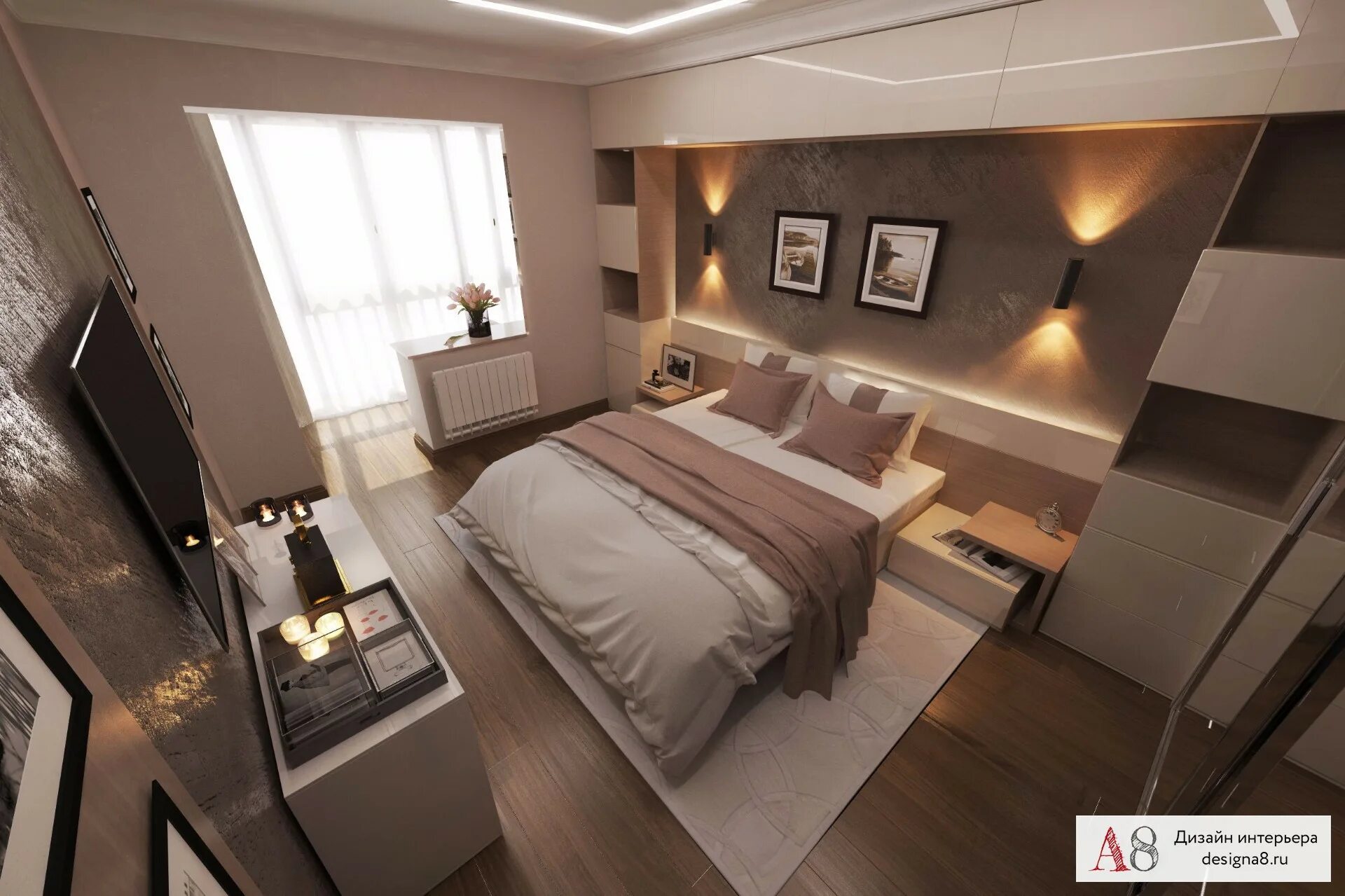 Планировки спален 12 кв Дизайн (design) 3 комнатных квартир в Санкт-Петербурге Проект интерьера в ЖК "Же