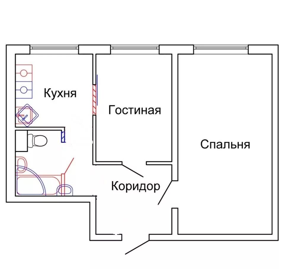 Планировки старых 2 комнатных квартир Продажа двухкомнатной квартиры Москва, метро Южная, Чертановская улица 18, цена 