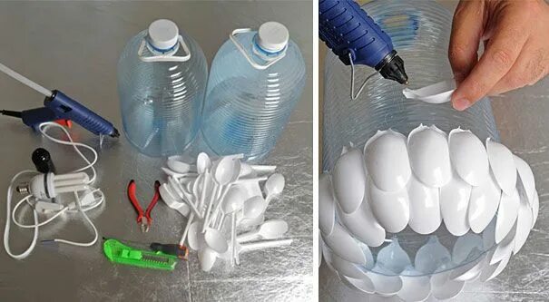 Пластик своими руками в домашних условиях 23 Creative Ways To Recycle Old Plastic Bottles Reutilizar botellas de plástico,