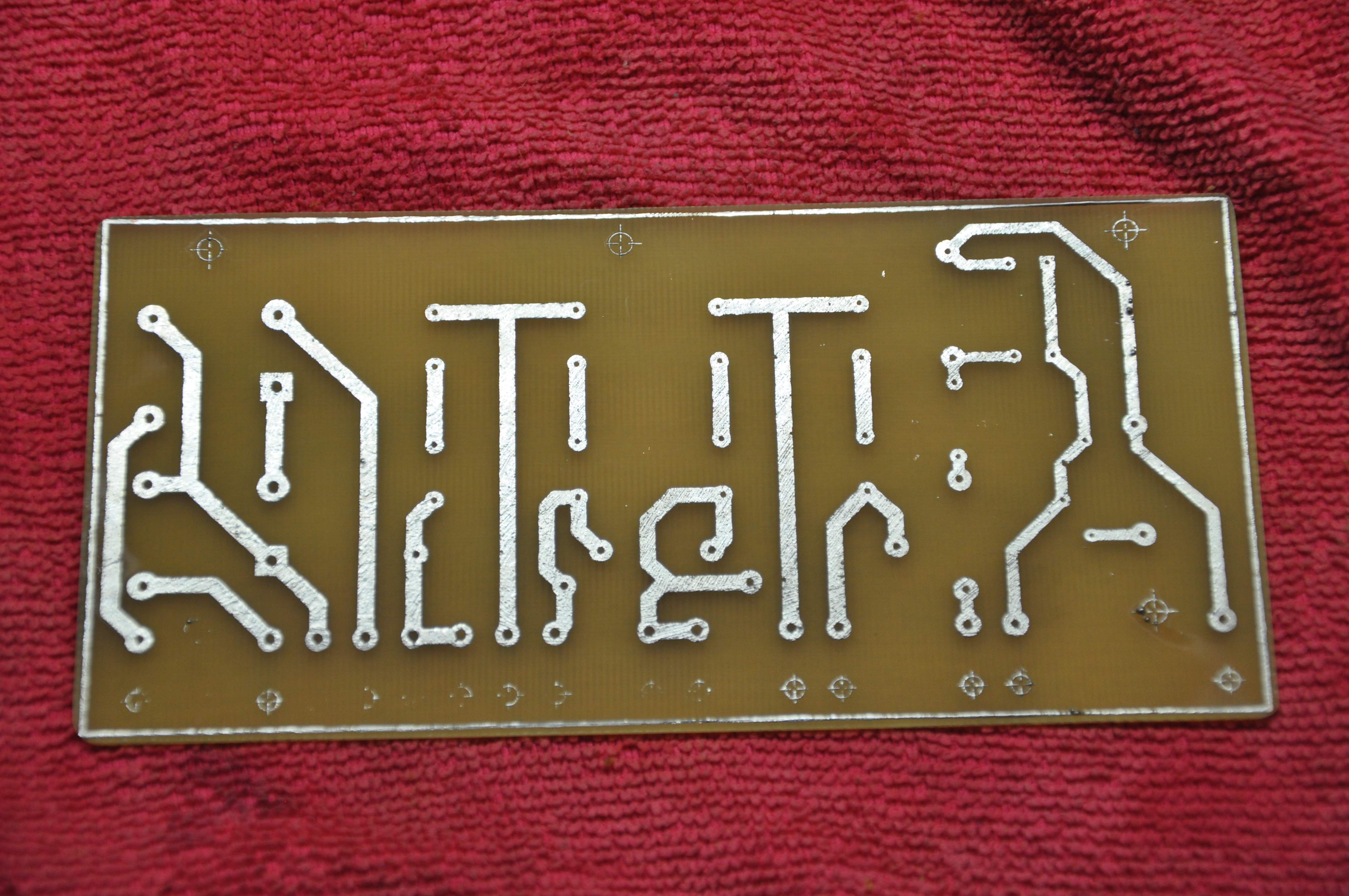 Плата своими руками в домашних условиях Red-Resistor.ru - Изготовление печатных плат.