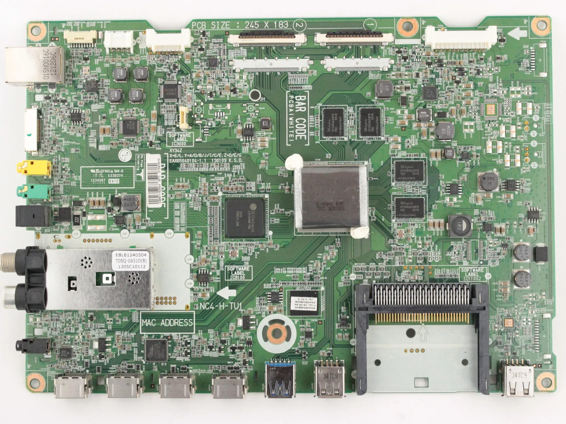 Плата телевизора фото Материнская плата ТВ LG 47LA790V EAX65040104(1.1) / EBL61240505 (Б/У) AliExpress