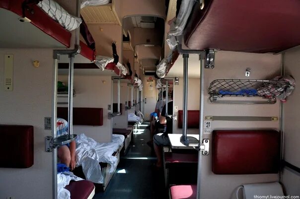 Плацкартный поезд фото внутри Good day.We bought tickets for the train 306 M Moscow-Sukhum.The ticket indicate