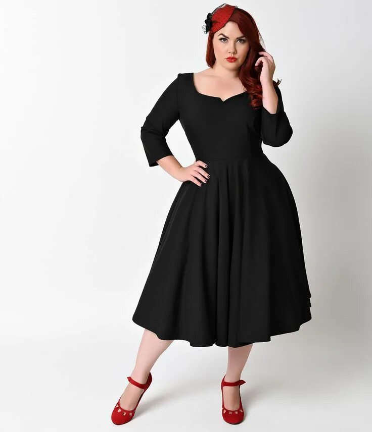 Платье 50 фото Plus Size Retro Dresses 50s, 60s ,70s, 80s, 90s Plus size retro dresses, Vintage