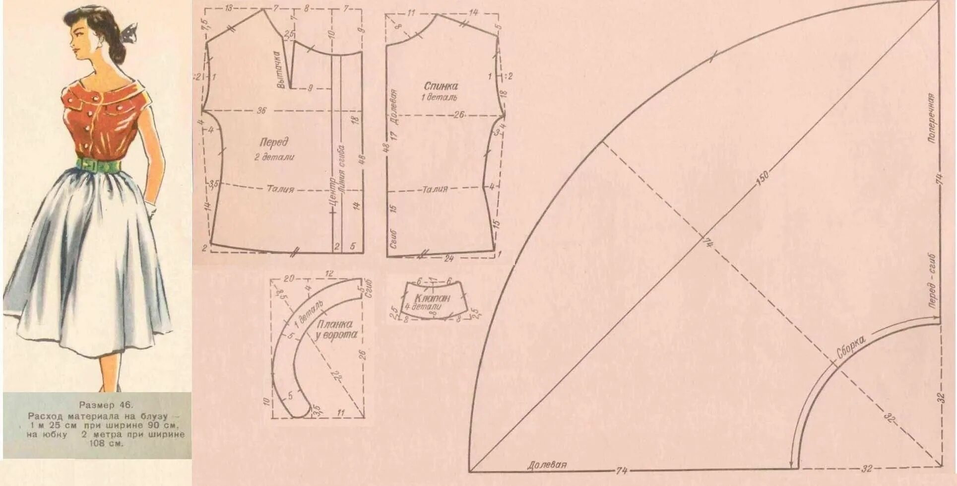 Платье 50 х годов выкройка Pin on Выкройки Vintage clothes patterns, Vintage sewing patterns free, Vintage 