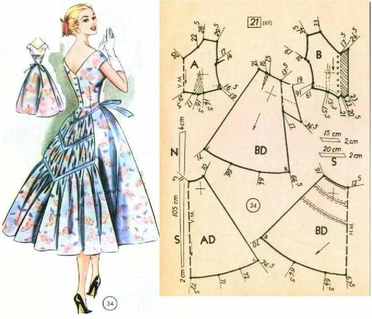 Платье 50 х годов выкройка Pin by Jerry Schaefer on Vintage Wedding Dress Patterns in 2020 Sewing clothes w