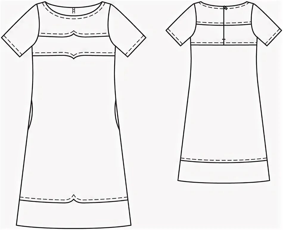 Платье а силуэта выкройка Sewing Patterns Burda Style BurdaStyle.com Schnittmuster damen, Kleider, Outfit