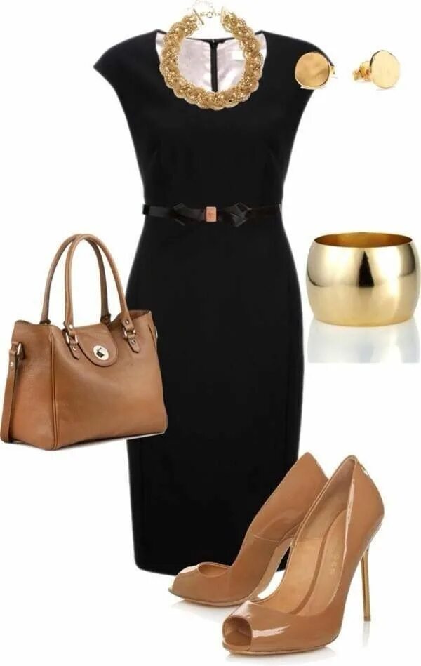 Платье аксессуары фото Little black dress! Womens fashion, Work fashion, Classy outfits