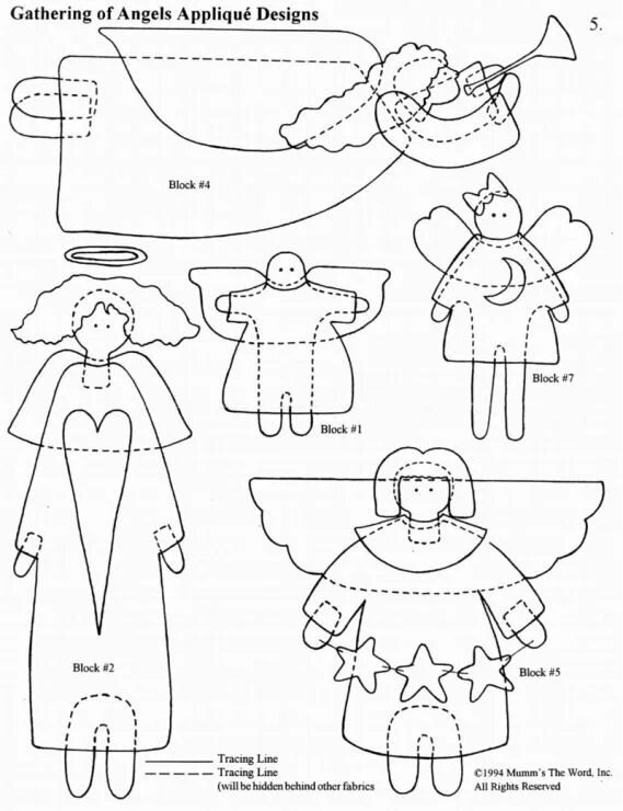 Платье ангел выкройка Gallery.ru / Фото #8 - 6 - karynep Christmas applique patterns, Christmas embroi