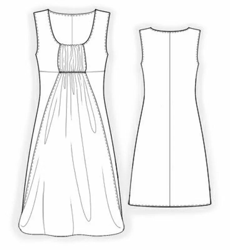 Платье атлас выкройка 4164 Dress Sewing Pattern PDF S-M-L-XL or Made to Measure - Etsy Canada Sewing m