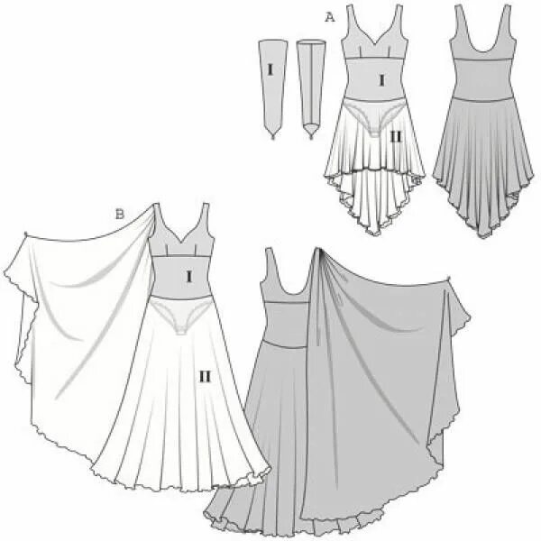 Платье бальные танцы выкройка Burda 1631 pattern http://www.textielstad.nl/burda-patroon-jurk-1631.html Ballro