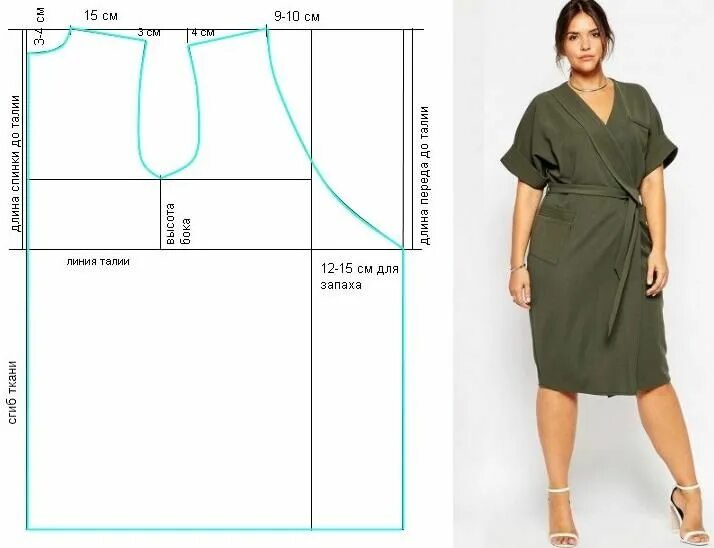 Платье без выкройки 52 Варианты выкроек халата Fashion sewing, Dress sewing patterns, Clothing patterns
