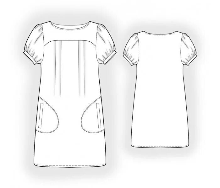 Платье бочонок выкройка Выкройки на индивидуальные размеры Tunic sewing patterns, Dress patterns, Dress 