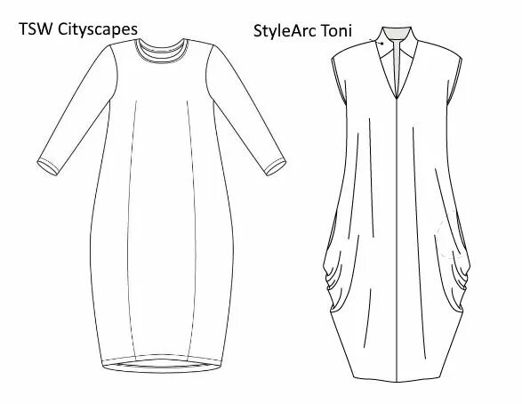 Платье бочонок выкройка Vogue - Coco's Loft Lagenlook clothing, Lagenlook sewing patterns, Lagenlook