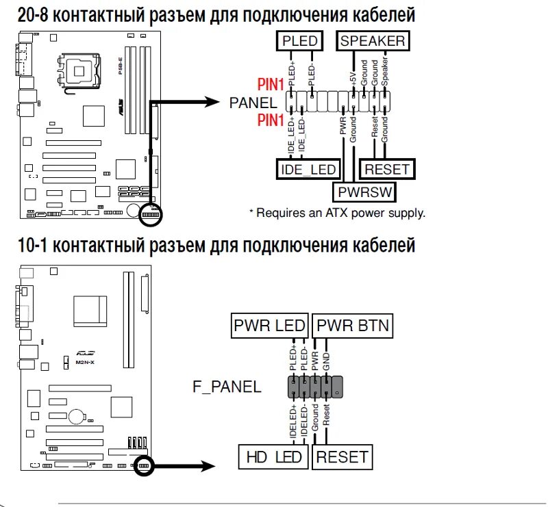 Подключение асус передняя панель Ответы Mail.ru: К каким контактам подключить кнопку питания на материнской плате